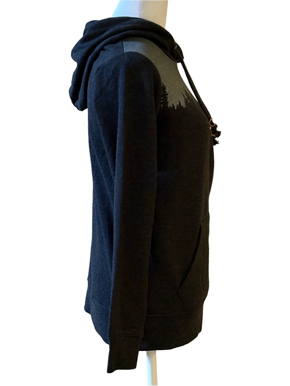 🌲 NWT Tentree Juniper Hoodie Small Phantom Forest Graphic Sustainable - Picture 2 of 9